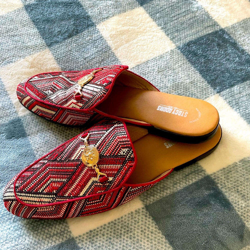 Men’s Backless Red Loafers size 13